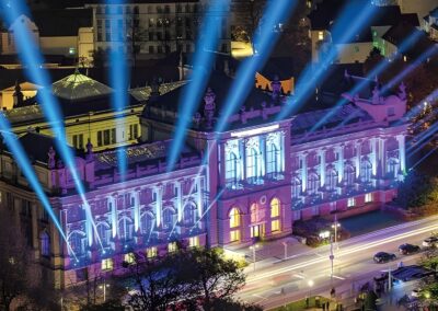Hannover leuchtet Landesmuseum mit Illumination