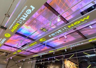 Indoor Videomapping, Dekcenprojektion