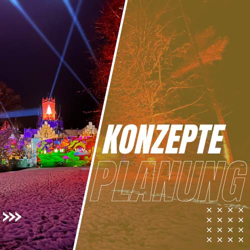Lichtkonzepte, Dekorationskonzepte, Eventideen