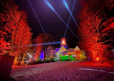 Lichtspiel Marienburg, Baumlandschaften als Märchenwelt