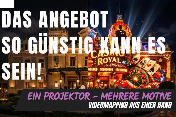 So günstig kann Videomapping sein!
