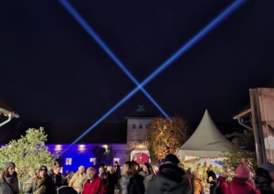 Winterzauber auf einem Rittergut