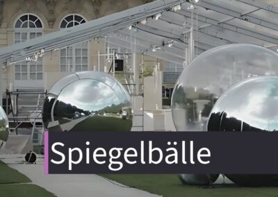 Spiegelbälle aufblasbar mieten