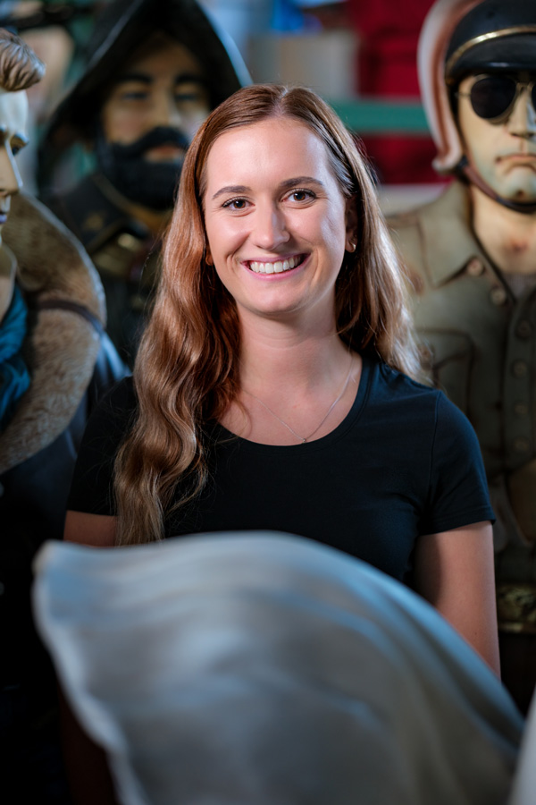 Lena Gestalterin bei der Firma Projekt.ON
