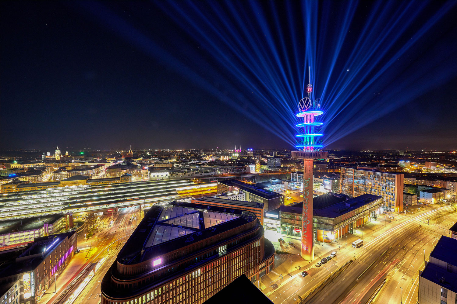 Telemoritz in Hannover leuchtet